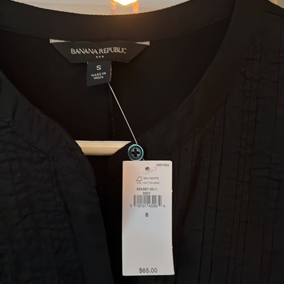 NWT Banana Republic 3/4 sleeve bib top size s - Picture 3 of 3